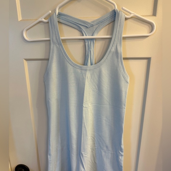 lululemon athletica Tops - lululemon athletica Light Blue Racerback Tank Top